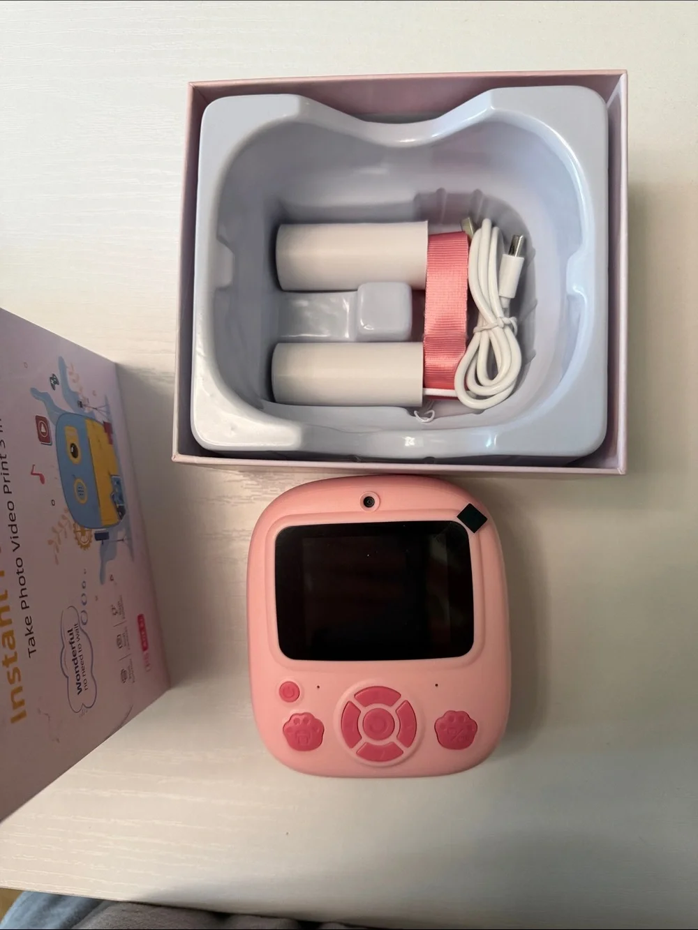 NWOT Instant Print Camera - In Pink